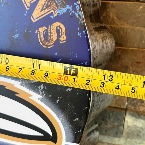 Baltimore Ravens NFL American Football Logo Bottle Top 13.5" Metal Wall Sign - Picture 5 of 7